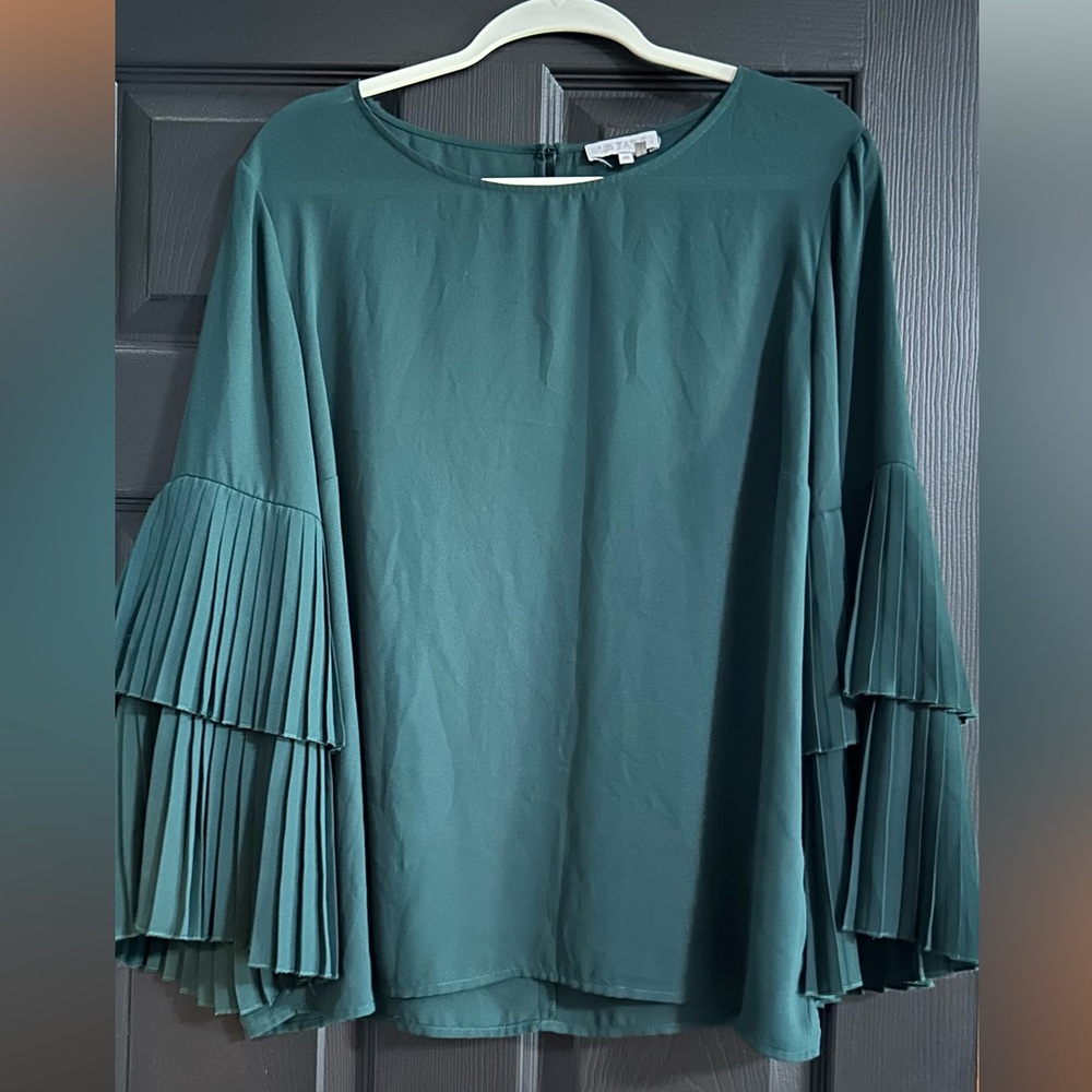 1. State Forest Green Blouse